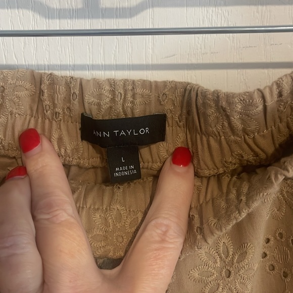 Ann Taylor Eyelet Pants - Picture 4 of 6